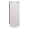 Empty control station - 9001K - stainless steel - 3 cut-outs Ø 30