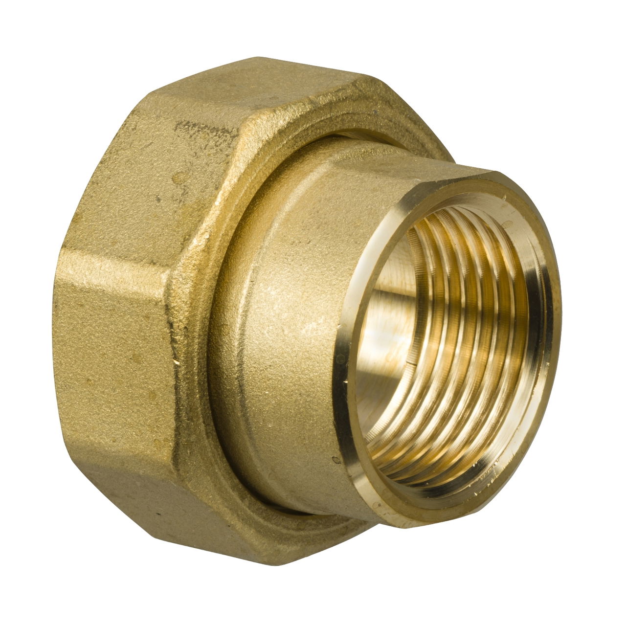2 x DN32 Female Threaded End Connections with Fibre Gaskets, G 1.1/2 to valve, Rp 1 (female) to pipe