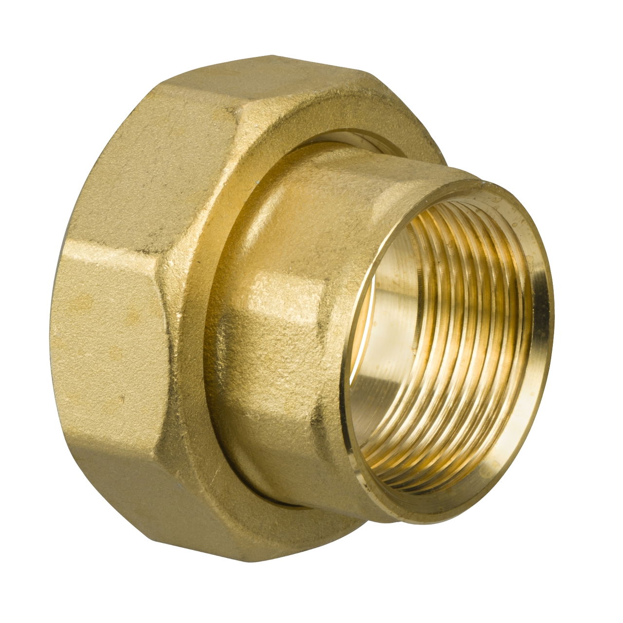 2 x DN40 Female Threaded End Connections with Fibre Gaskets, G 2 to valve, Rp 1.1/4 (female) to pipe