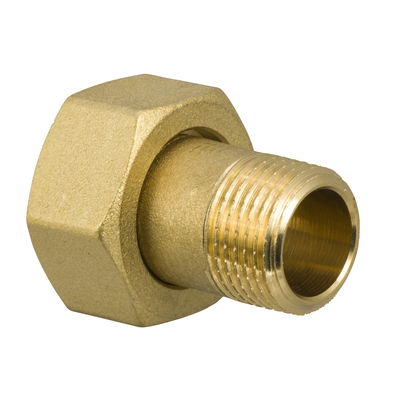 2 x DN10 Male Threasded End Connections with Fibre Gaskets, G 1/2 to valve - R 3/8 (male taper) to pipe