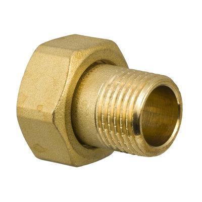 2 x DN15 Male Threasded End Connections with Fibre Gaskets, G 3/4 to valve - R 1/2 (male taper) to pipe