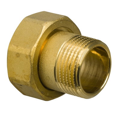 2 x DN25 Male Threasded End Connections with Fibre Gaskets, G 1.1/4 to valve, R1 (male taper) to pipe