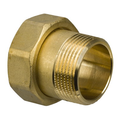 2 x DN32 Male Threasded End Connections with Fibre Gaskets, G 1.1/2 to valve, R1.1/4 (male taper) to pipe