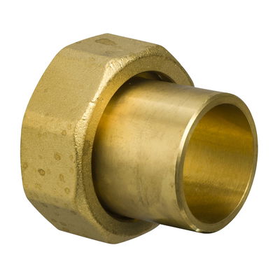 2 x DN25 Solder End Connections with Fibre Gaskets, G 1.1/4 to valve, 28 mm Solder