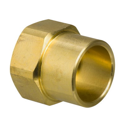 2 x DN15 Solder End Connections with Fibre Gaskets, G 3/4 to valve- 22 mm Solder