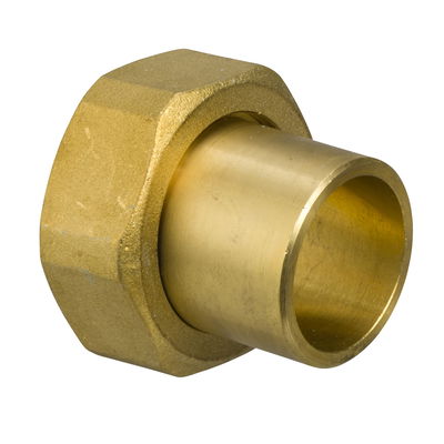 2 x DN20 Solder  End Connections with Fibre Gaskets, G 1 to valve - 22 mm Solder