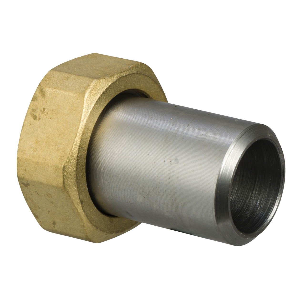2 x DN 20 Weld End Connections with Fibre Gaskets, G 1 to valve, 26.9 mm Weld