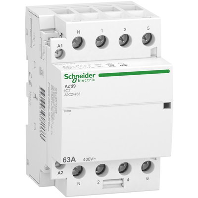 Installationsschütz iCT, 63A, 3P+N, 4-Schließer Kontakte, 220/240V 50Hz