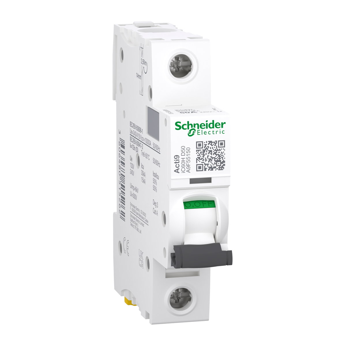 ACTI9 IC60H 1P 50A D MCB