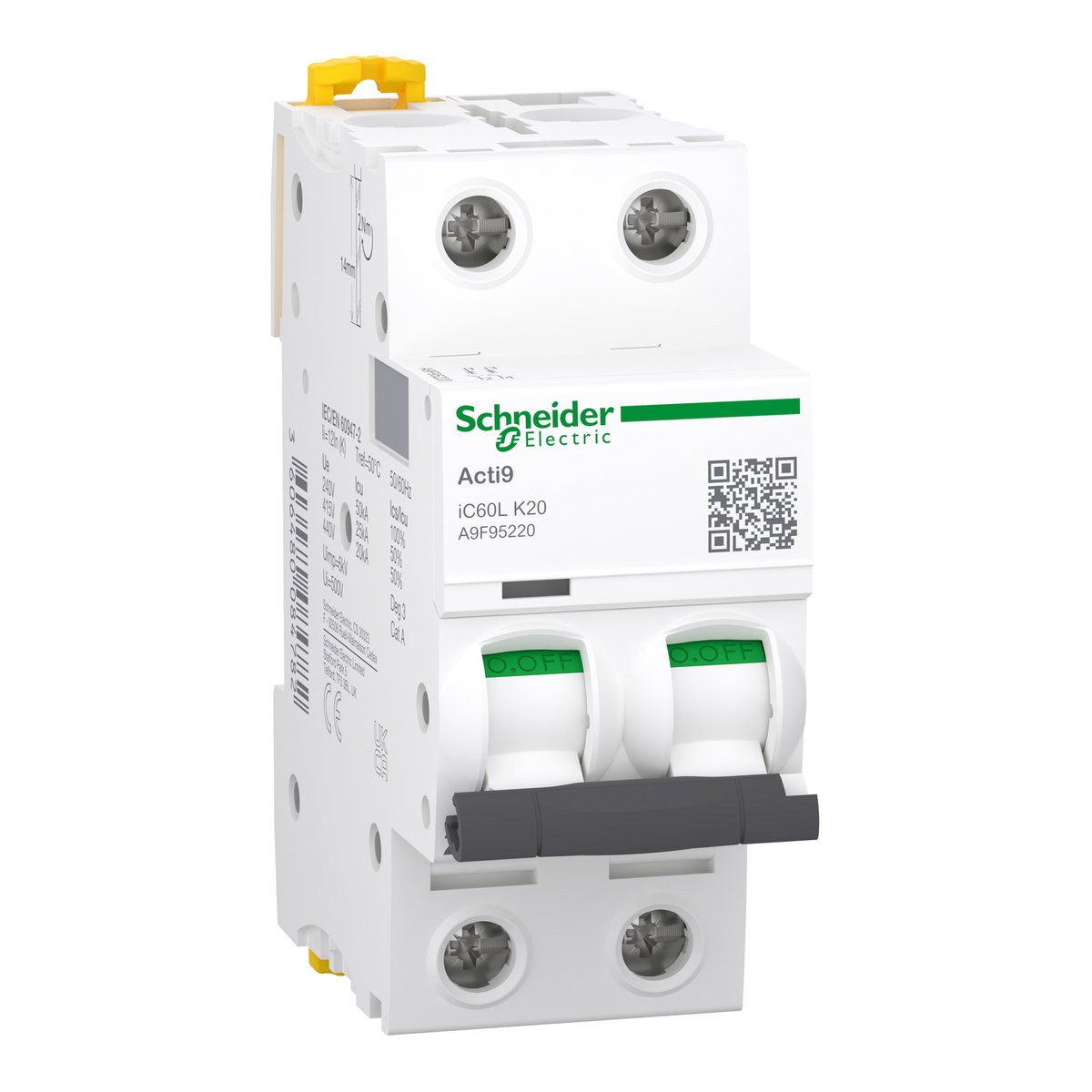 ACTI9 IC60L 2P 20A K MCB