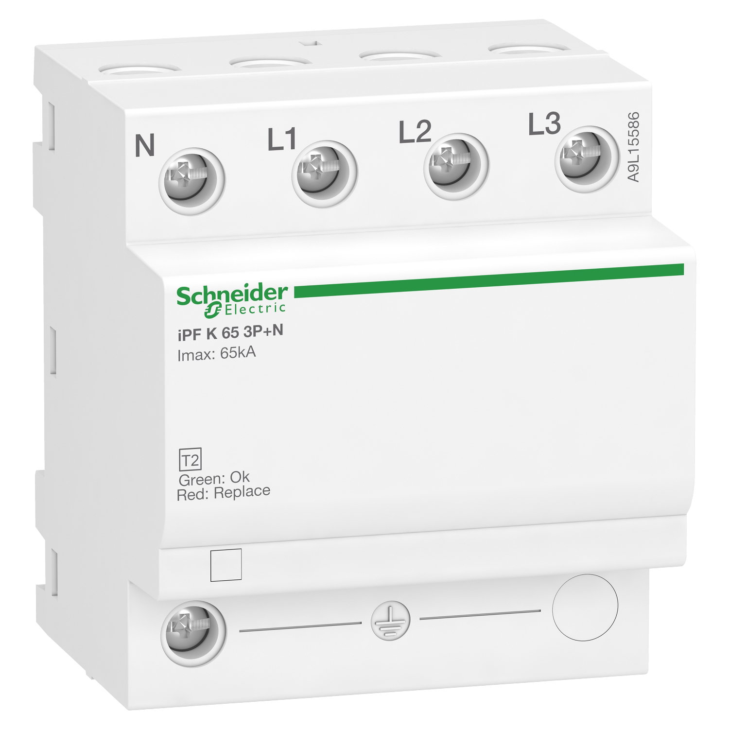 IPF K 65 modular surge arrester - 3 poles + N - 340V