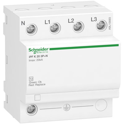 IPF K 20 modular surge arrester - 3 poles + N - 340V