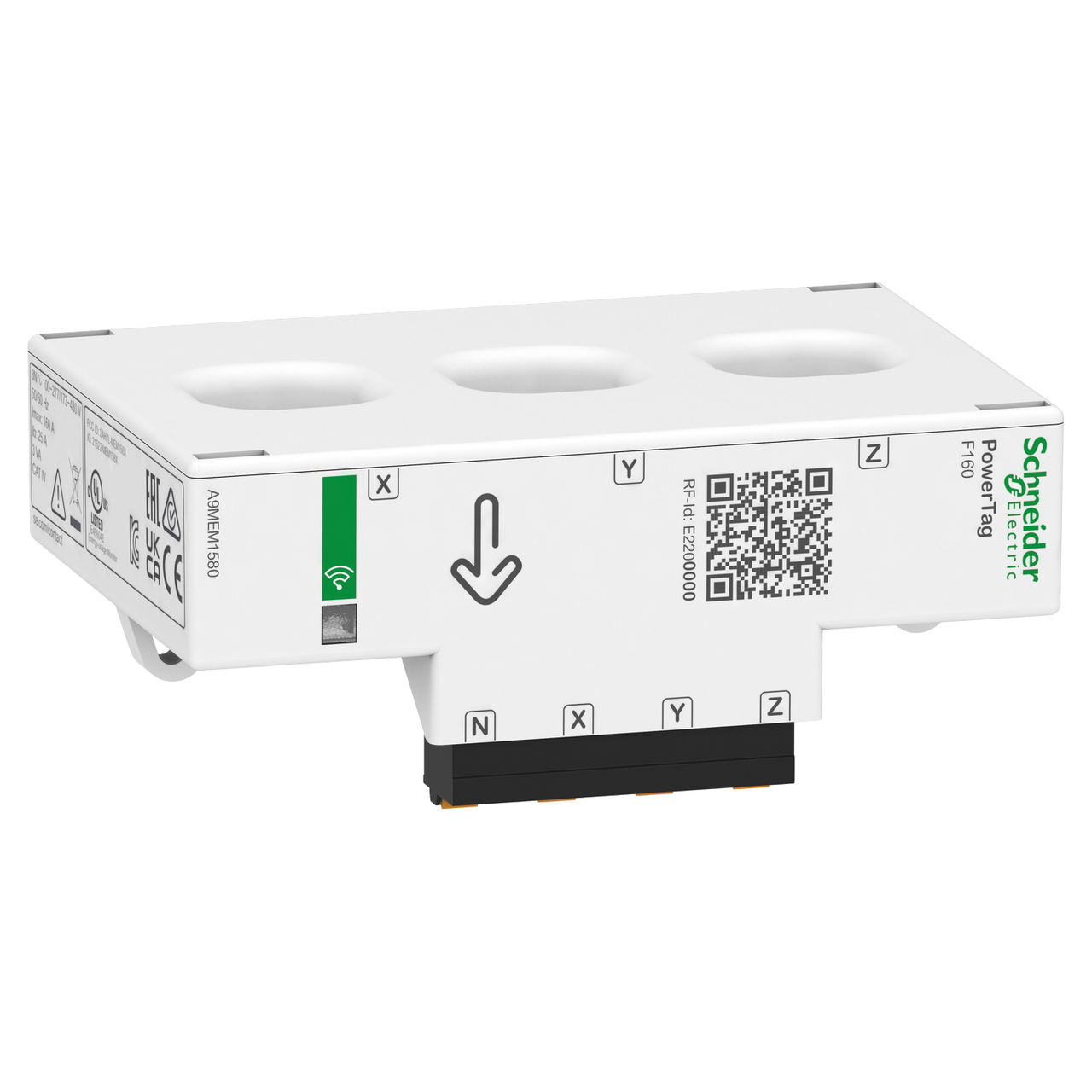 Energy sensor, PowerTag Flex 160A 3P/3P+N top and bottom position