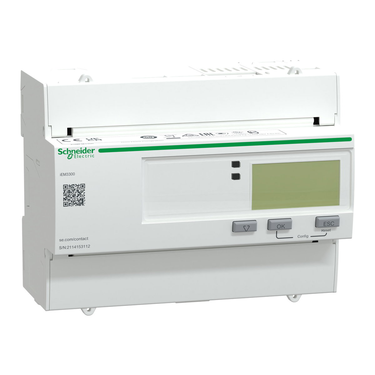 IEM3300 energy meter, 125A