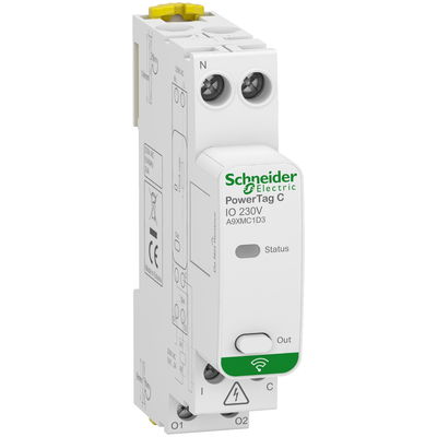 PowerTag C IO 230V, dig. Eing. u. Ausg, Funkübertr. an Wiser IP / PowerTag Link
