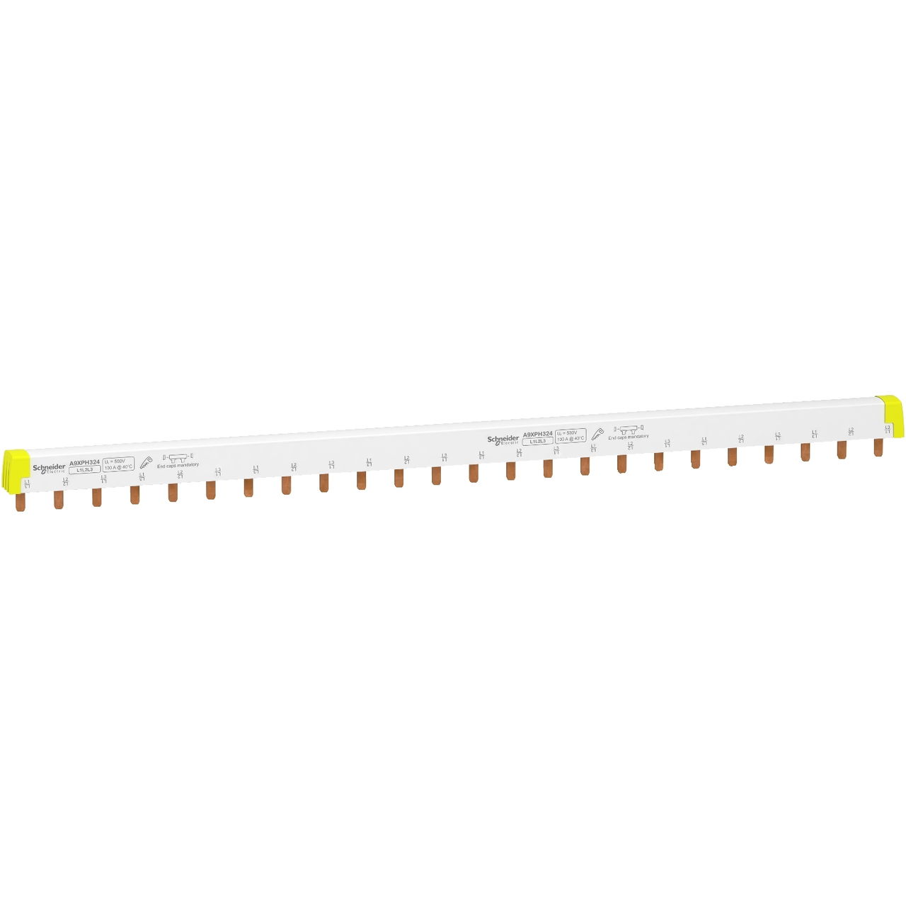 Acti9 - comb busbar - 3L - 18 mm pitch - 24 modules - 100A