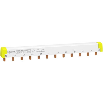 Phasenschiene Steg, ablängbar, 4P, 12 TE, 100A