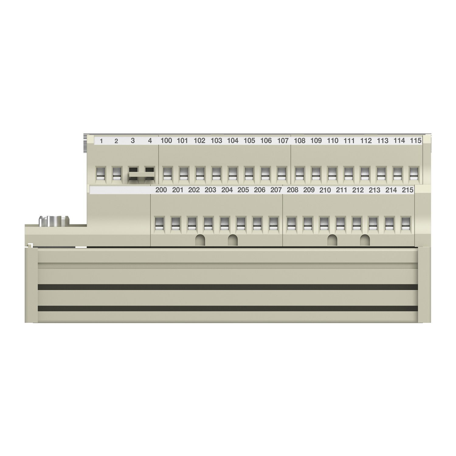 Connection sub-base ABE7 - for passive distribution of 8 channels – Image 3 of 7