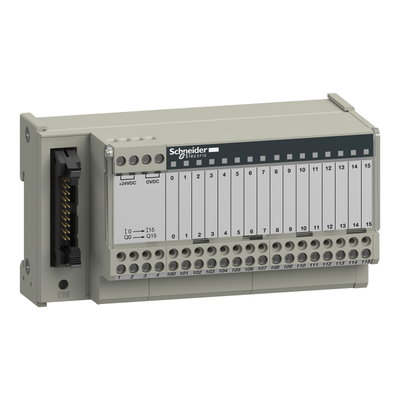 Passive connection sub-base ABE7 - 16 inputs or outputs - Led