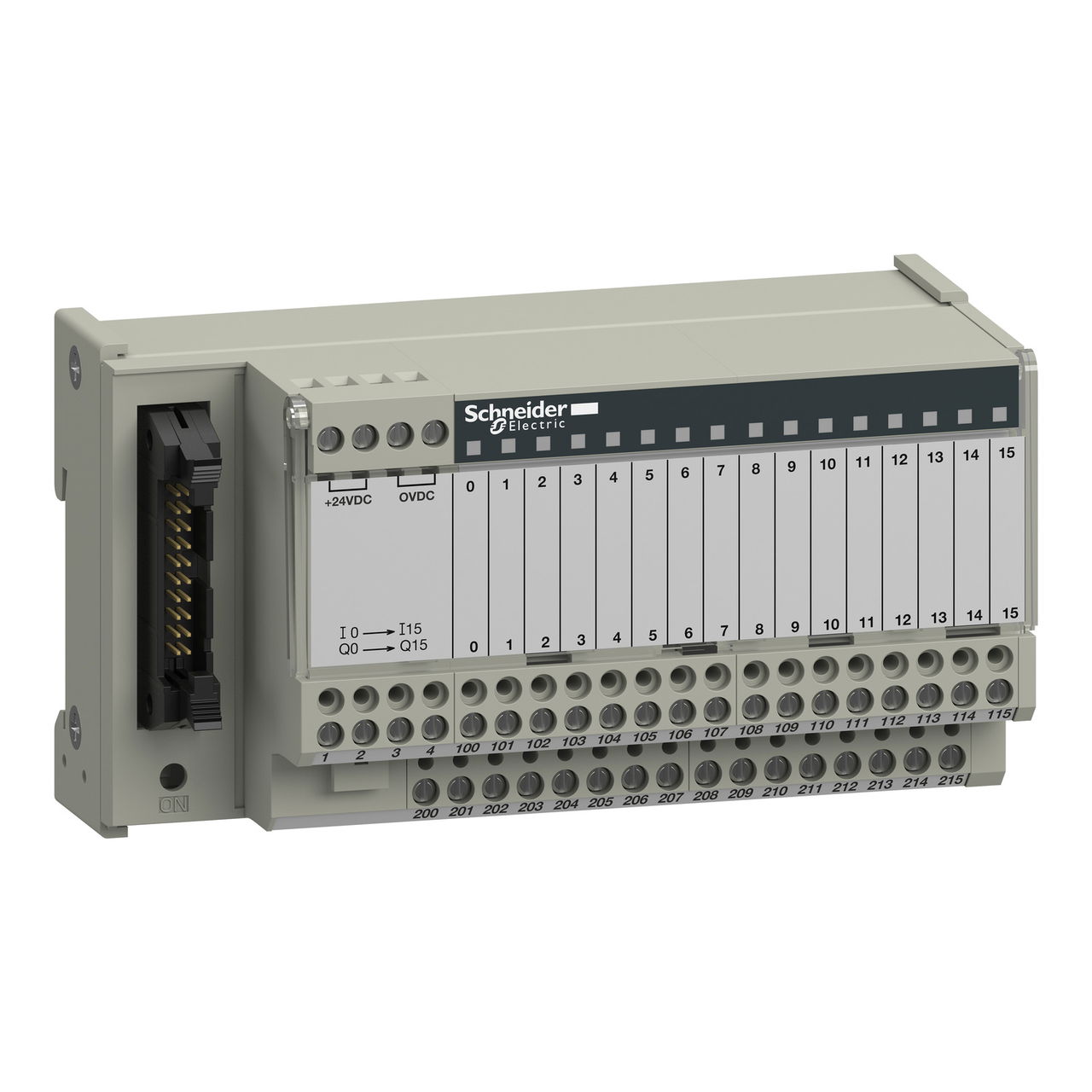 Passive connection sub-base ABE7 - 16 inputs or outputs - Led