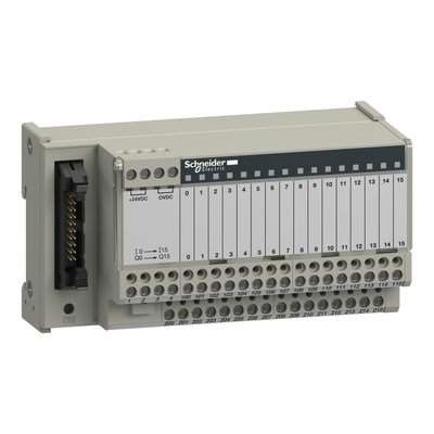 Passive connection sub-base ABE7 - 16 inputs or outputs - Led