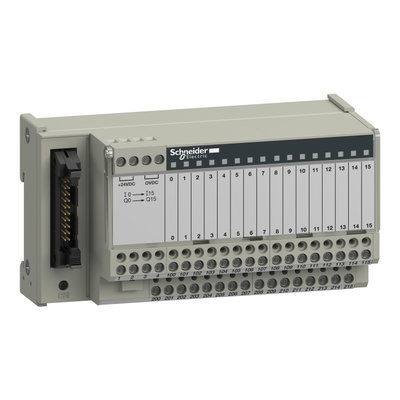 Passive connection sub-base ABE7 - 16 inputs or outputs - Led - isolator