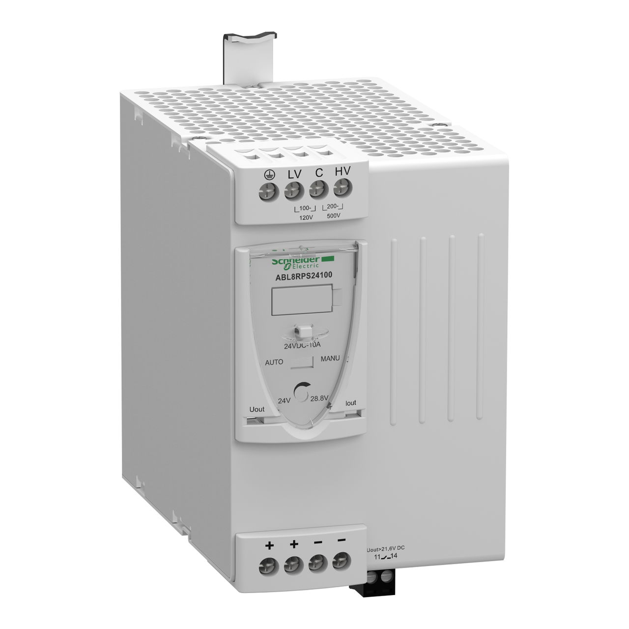 Regulated SMPS - 1 or 2-phase - 100..500 V - 24 V - 10 A
