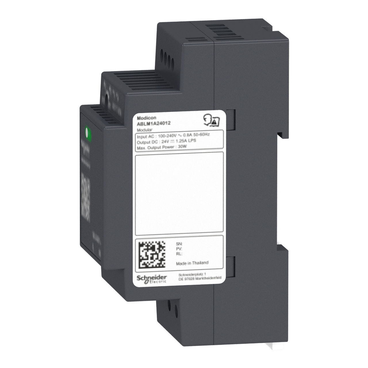 Regulated Power Supply, 100-240V AC, 12V 2.1 A, single phase, Modular – Image 7 of 7