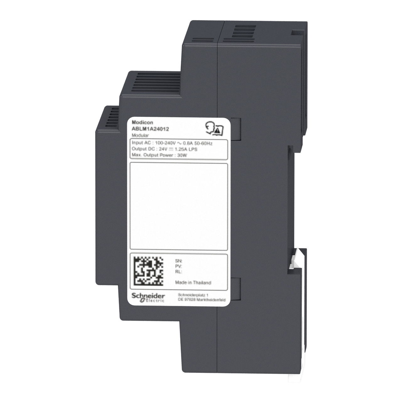 Regulated Power Supply, 100-240V AC, 24V 1.2 A, single phase, Modular – Image 7 of 7