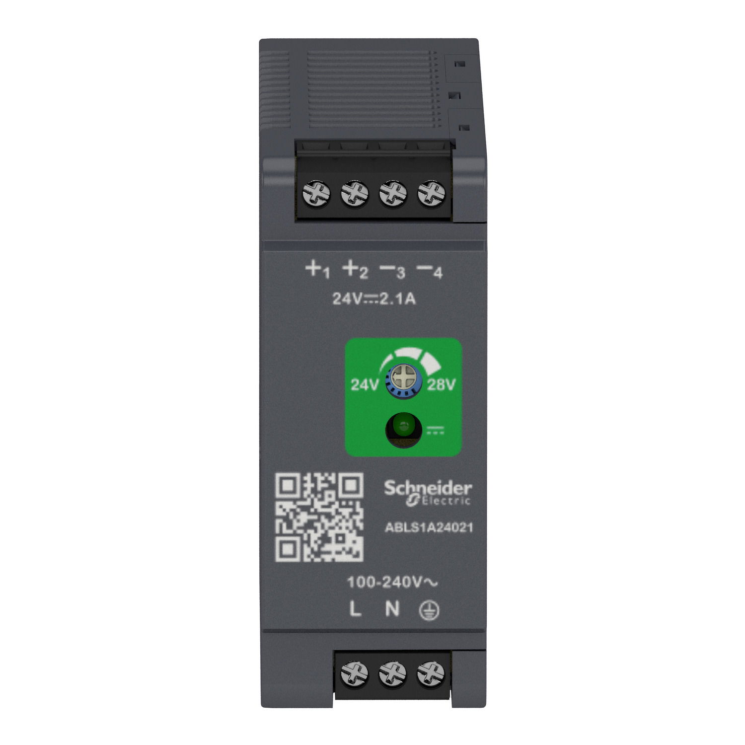 Regulated Power Supply, 100-240V AC, 24V 2.1 A, single phase, Optimized – Image 4 of 7