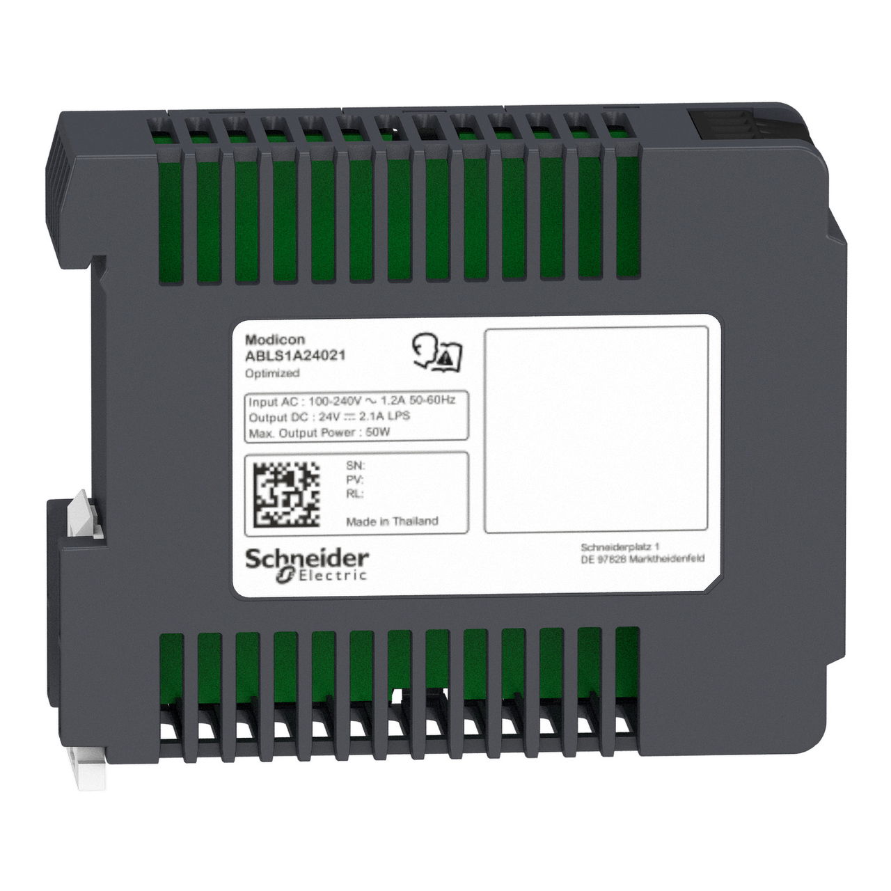 Regulated Power Supply, 100-240V AC, 24V 2.1 A, single phase, Optimized – Image 6 of 7