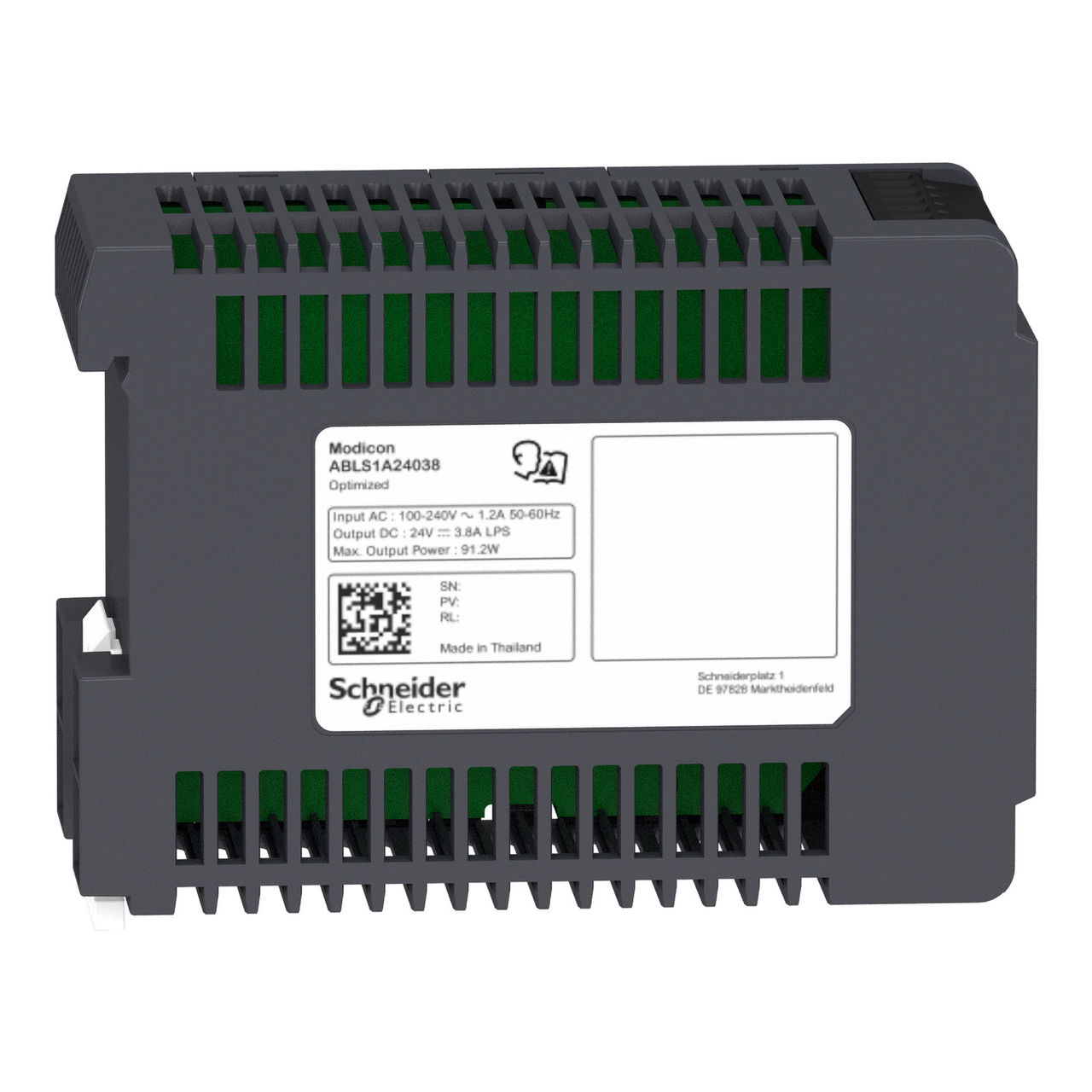 Regulated Power Supply, 100-240V AC, 24V 3.8 A, single phase, Optimized – Image 6 of 7