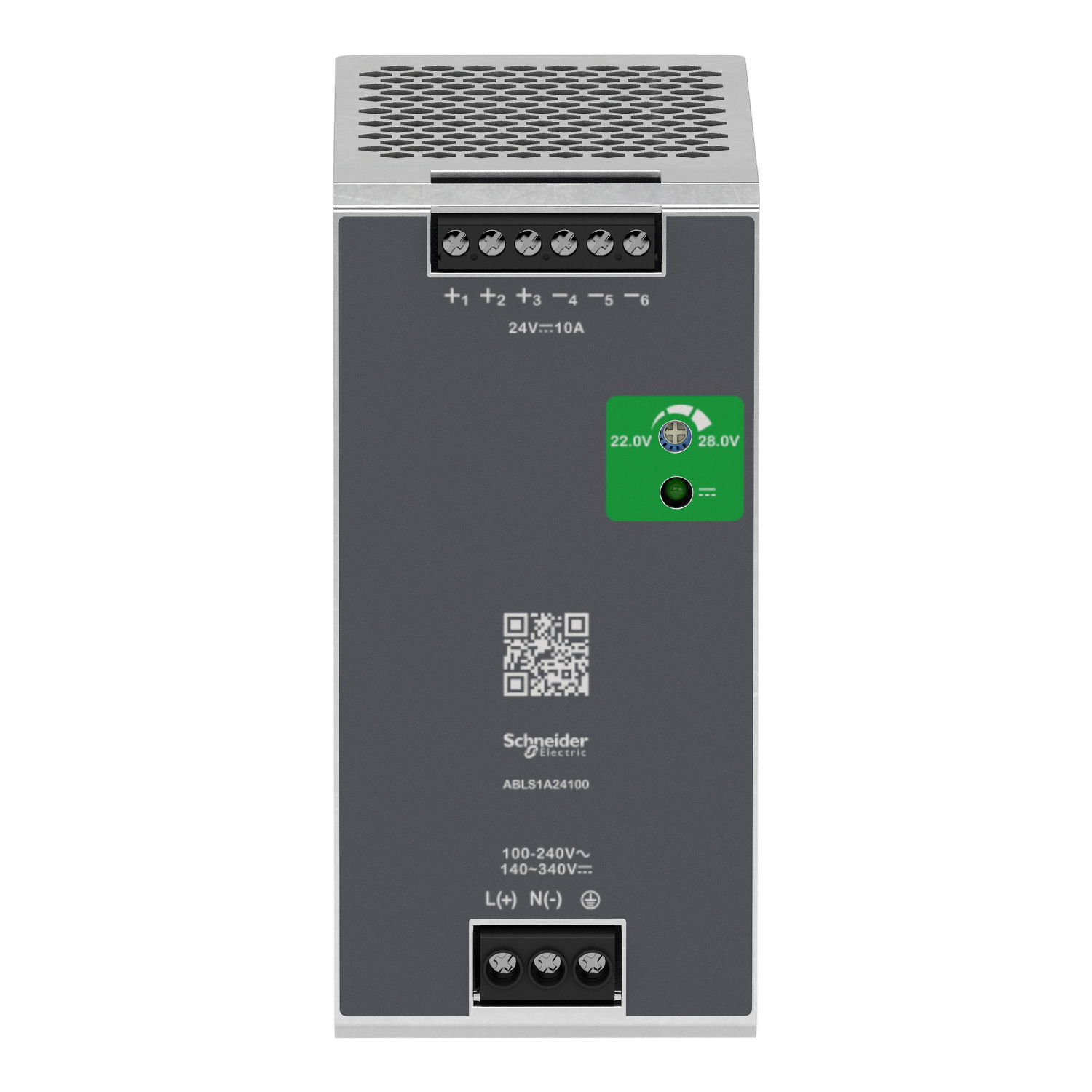 Regulated Power Supply, 100-240V AC, 24V 10 A, single phase, Optimized – Image 4 of 7