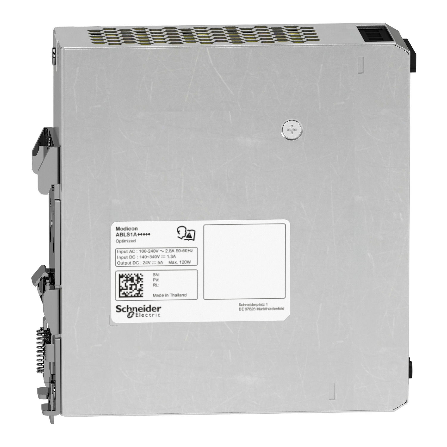 Regulated Power Supply, 100-240V AC, 48V 2.5 A, single phase, Optimized – Image 6 of 7