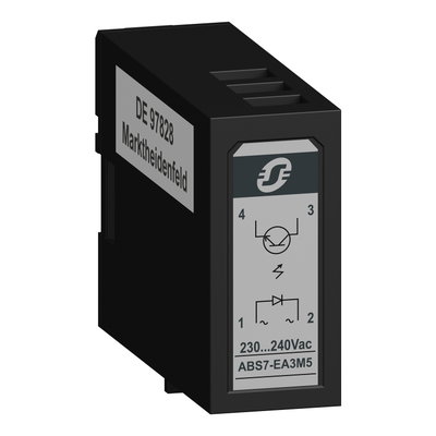 Plug-in solid state relay- 12.5 mm - input - 230..240 V AC 50HZ