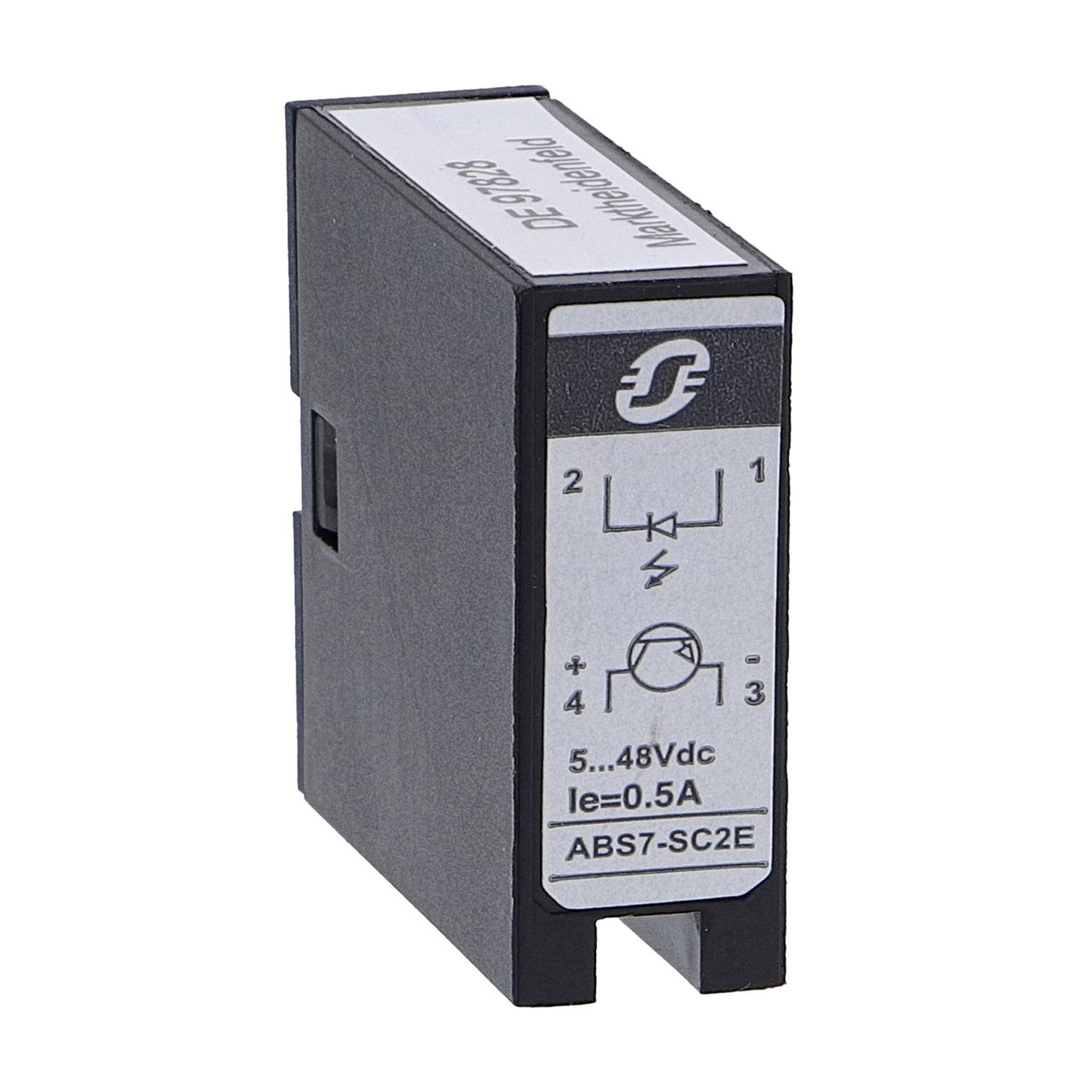 Plug-in solid state relay - 10 mm - output - 5..48 V DC - 0.5 A
