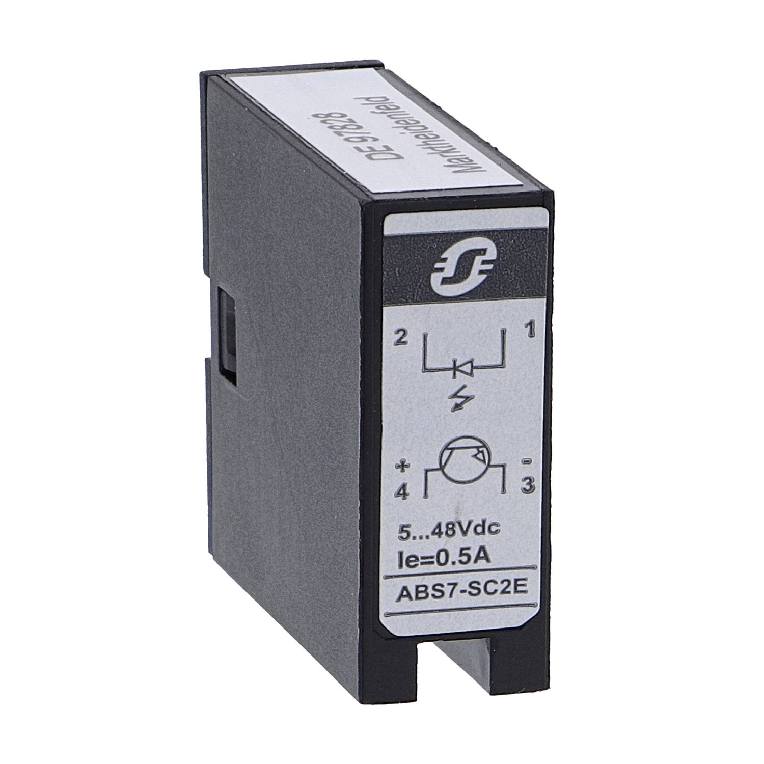 Plug-in solid state relay - 10 mm - output - 5..48 V DC - 0.5 A