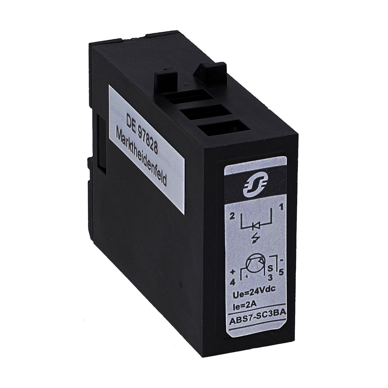 Plug-in solid state relay - 12.5 mm - output - 24 V DC - 2 A