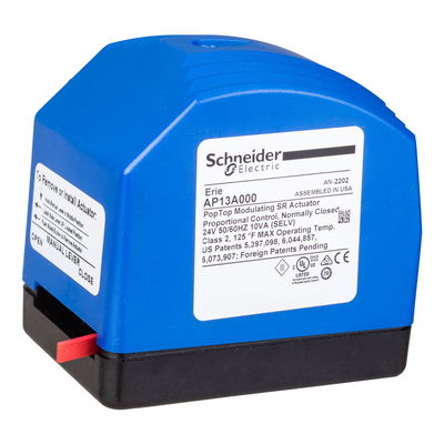 Act: Elec, Prop, 0-10 VDC/4-20mAdc, SR, 24 VAC, No Leads, Rotary, N1, Erie PopTop