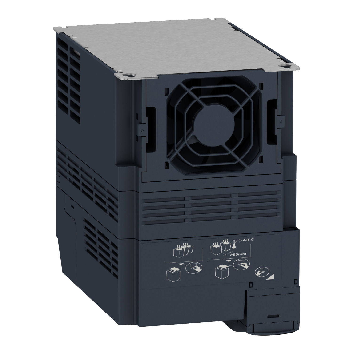 Variable speed drive, ATV320, 5.5 kW, 380…500 V, 3 phases, book – Image 3 of 4