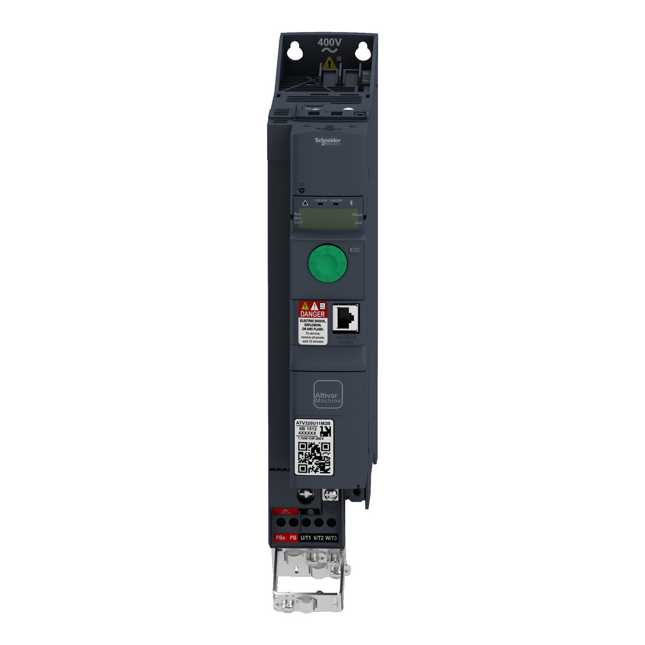 Variable speed drive, ATV320, 1.5 kW, 380…500 V, 3 phases, book – Image 4 of 8