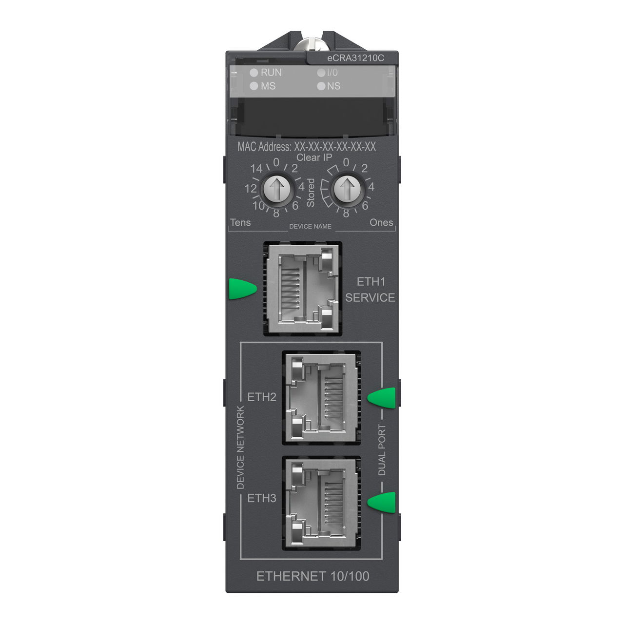 Modicon X80 EIO Drop adapter with Ethernet backplane - coated – Image 4 of 7