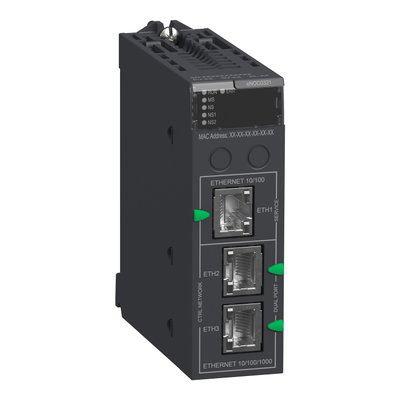 Communication module, Modicon M580, Ethernet 3 subnets, IP Forwarding function