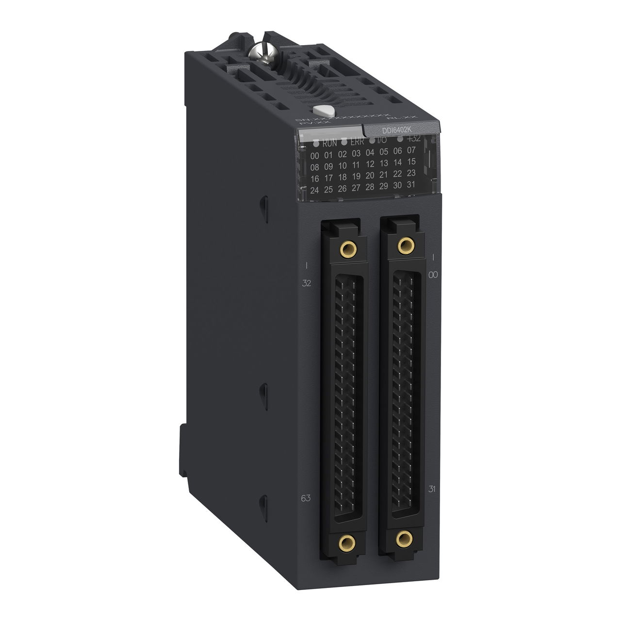 Discrete input module X80 - 64 inputs - 24 V DC positive