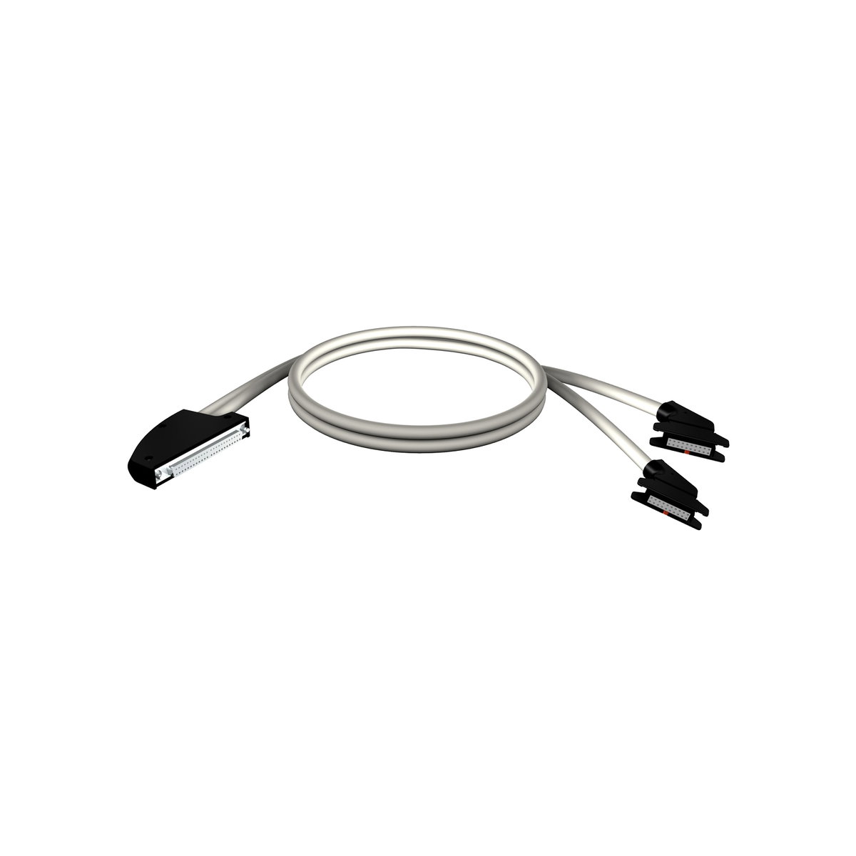 Cabo – terminal de 40 vias – conector 2 x HE10- para E/S M340 – 10m