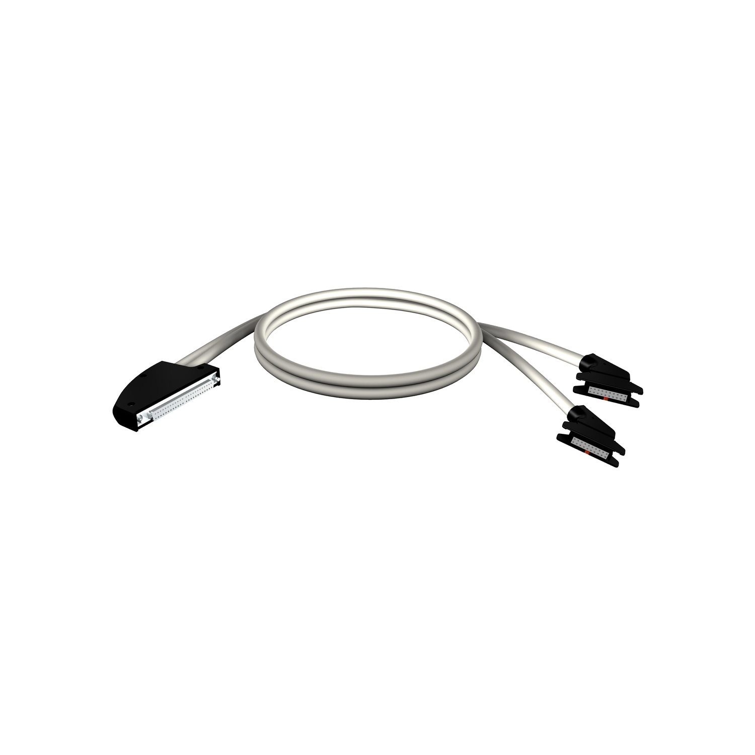 Cabo – terminal de 40 vias – conector 2 x HE10- para E/S M340 – 10m