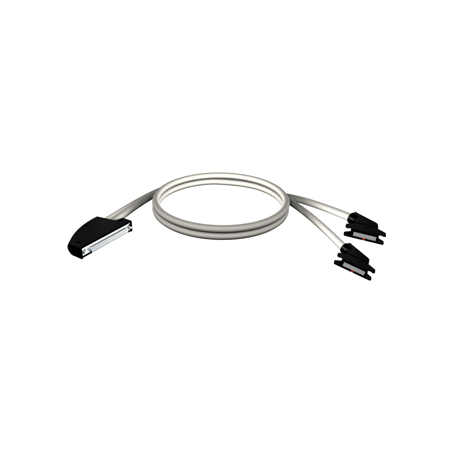 Cord set - 40-way terminal - 2 x HE10 connector - for M340 I/O - 2 m
