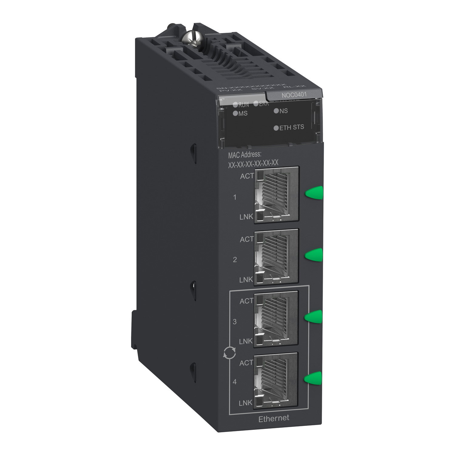 Ethernet module M340 - 4 x RJ45 10/100
