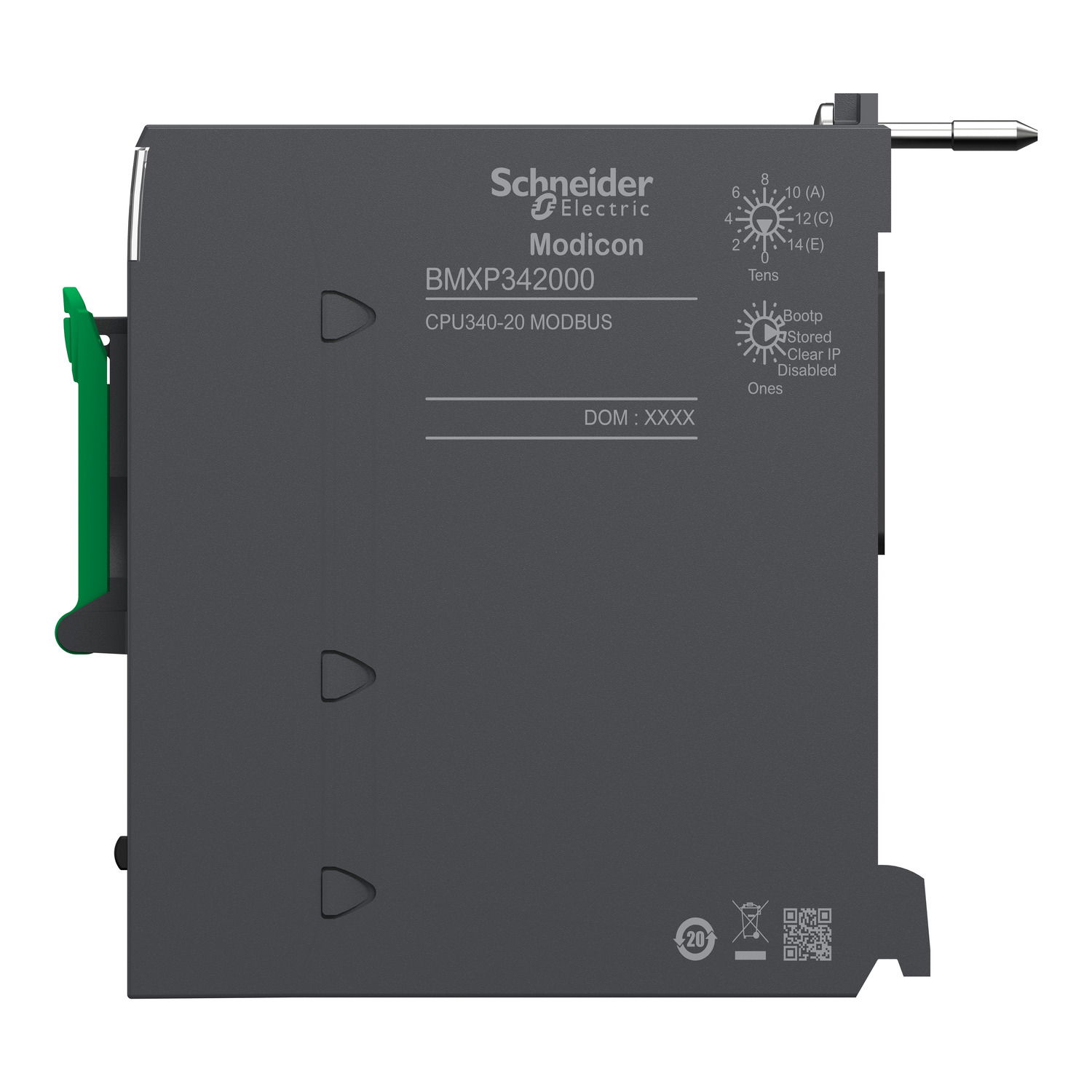 Processor module M340 - max 1024 discrete + 256 analog I/O - Modbus – Image 7 of 7