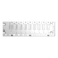 Rack M340 - 8 slots - panel, plate or DIN rail mounting